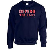 Load image into Gallery viewer, Defend The East Boston Baseball Fan Distressed T Shirt - image_766799f5-0a05-4338-868c-aeb1991e082f
