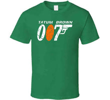 Load image into Gallery viewer, Jayson Tatum Jalen Brown 007 Parody Boston Basketball T Shirt - image_76e9e65c-eb4e-466d-b6b8-8e850f2abc3f