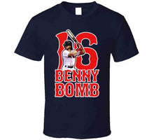 Load image into Gallery viewer, Andrew Benintendi Benny Bomb Boston Baseball Fan T Shirt - image_77039b38-7f58-40af-a8b8-37df57719302