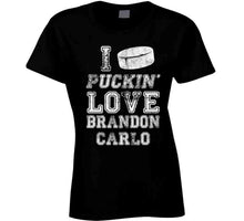 Load image into Gallery viewer, Brandon Carlo I Love Boston Hockey Fan T Shirt - image_789496c8-7101-4014-8169-470bbcebd313