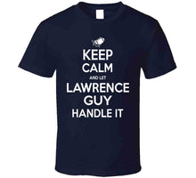 Load image into Gallery viewer, Lawrence Guy Keep Calm New England Football Fan T Shirt - image_791a8aaa-d78f-4f47-8945-771561292733