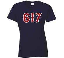 Load image into Gallery viewer, Boston Champs 617 Area Code Boston Baseball Fan T Shirt - image_79281a01-f45e-45dc-ad21-45b2bfda9873