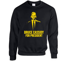 Load image into Gallery viewer, Bruce Cassidy For President Boston Hockey Fan v2 T Shirt - image_797ff957-51ab-451d-a2e3-7e34ac3448e2