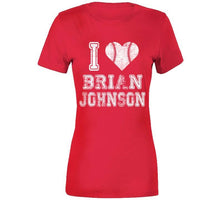 Load image into Gallery viewer, Brian Johnson I Heart Boston Baseball Fan T Shirt - image_79aee044-8cbf-4d76-863a-b8e5120c7374