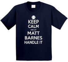 Load image into Gallery viewer, Matt Barnes Keep Calm Boston Baseball Fan T Shirt - image_7a5dcac1-97e9-43ec-b129-8862d01e1301