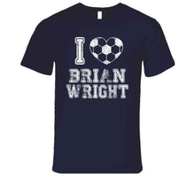 Load image into Gallery viewer, Brian Wright I Heart New England Soccer T Shirt - image_7b2187af-8457-447d-bbb0-2b06fd551d0f