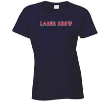 Load image into Gallery viewer, Dustin Pedroia Nickname Laser Show Boston Baseball Fan T Shirt - image_7b4260be-75f7-44d8-84fd-a92f92d83cb0