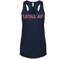 Load image into Gallery viewer, Loyal AF Boston Baseball Fan Distressed T Shirt - image_7bc2a147-dca8-4e41-9aba-930ede13eaab