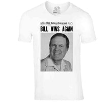 Load image into Gallery viewer, New England  Bill Wins Again Biff Back To The Future Parody Football  T Shirt - image_7d63cf32-e7ed-42ab-89e9-ec23a89552cb