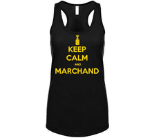 Load image into Gallery viewer, Keep Calm And Marchand Boston Hockey Fan T Shirt - image_7ef4faaa-7a1f-4ea1-91b6-07032381c6fe