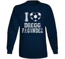 Load image into Gallery viewer, Diego Fagundez I Heart New England Soccer T Shirt - image_7ef70b93-1125-4a05-a5dc-4b631556bb65