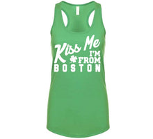 Load image into Gallery viewer, Kiss Me I'm From Boston St Patrick's Day T Shirt - image_7fba7832-0cc5-4b91-86b9-40231dce7b56