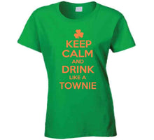 Load image into Gallery viewer, Keep Calm Townie St Pat's T Shirt - image_816f14d0-8ac2-4ea5-ab87-a88017908eae