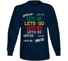 Load image into Gallery viewer, Lets Go Lets Go Lets Go Tom Brady New England Football Fan T Shirt - image_81ab7a80-728a-45f3-8141-85d3bab53596