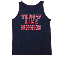 Load image into Gallery viewer, Roger Clemens Throw Like Roger Hall of Fame Boston Baseball Fan T Shirt - image_81bde411-7f2a-4abc-802a-2d7877b7f173