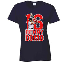 Load image into Gallery viewer, Andrew Benintendi Benny Bomb Boston Baseball Fan T Shirt - image_81fe59fb-538a-4dcb-916b-73ec68c54c36