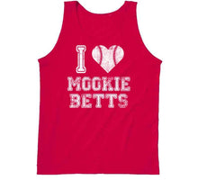 Load image into Gallery viewer, Mookie Betts I Heart Boston Baseball Fan T Shirt - image_822cce19-4b87-480c-9f30-39dc471722e6