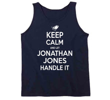 Load image into Gallery viewer, Jonathan Jones Keep Calm New England Football Fan T Shirt - image_82c87762-6063-483a-9484-c2cce452299a