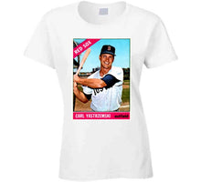 Load image into Gallery viewer, Carl Yastrzemski Boston Baseball Card Fan V2 T Shirt - image_830313b6-5d70-48c0-b473-ec4a134c49a7