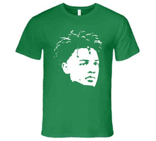 Load image into Gallery viewer, Carsen Edwards  Big Head Silhouette Boston Basketball Fan v4 T Shirt - image_8346faae-b99e-47dc-93df-37162a1a029e
