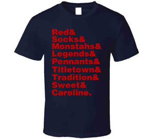 Boston Baseball Fan Tradition Names T Shirt - image_8447dbfe-9a27-4562-a306-5d3ccf6a7b37