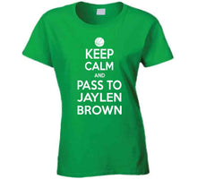 Load image into Gallery viewer, Jaylen Brown Keep Calm Boston Basketball Fan T Shirt - image_847b0ad8-d8f4-4a94-8da9-1f2848111d3a