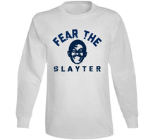 Load image into Gallery viewer, Fear The Slayter Matthew Slayter England Football Fan Distressed T Shirt - image_84f9b7cb-a784-498e-8bb7-cc9cf7bf094b