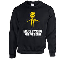 Load image into Gallery viewer, Bruce Cassidy For President Boston Hockey Fan T Shirt - image_860bcecd-0be8-43f8-9e67-b002f2a06b47