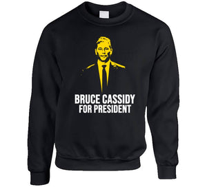 Bruce Cassidy For President Boston Hockey Fan T Shirt - image_860bcecd-0be8-43f8-9e67-b002f2a06b47