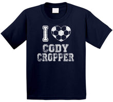 Load image into Gallery viewer, Cody Cropper I Heart New England Soccer T Shirt - image_87590557-107d-4a49-aa00-8f0e7b1d08b6