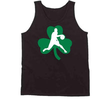 Load image into Gallery viewer, Kyrie Irving Boston Basketball Team Clover Silhouette Black T Shirt - image_875ce0a0-7e54-4841-98f3-dc22e09be965