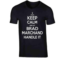 Load image into Gallery viewer, Brad Marchand Keep Calm Boston Hockey Fan T Shirt - image_876dcbfe-72d1-449c-92db-7c222395f0b1