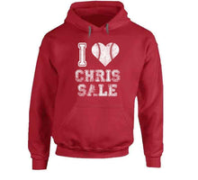 Load image into Gallery viewer, Chris Sale I Heart Boston Baseball Fan T Shirt - image_8780f68f-bfc7-466d-91fe-0f88a4f7cc78