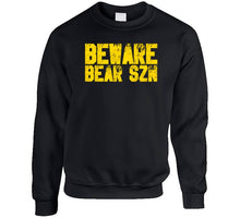 Load image into Gallery viewer, Beware Bear Szn Boston Hockey Fan T Shirt - image_87e02835-9f6d-4789-87d5-03a5cb381ab5