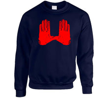 Load image into Gallery viewer, Julian Edelman Gloves New England Football Fan T Shirt - image_8827d106-fc6d-44e3-9d7e-1cf9828bde44