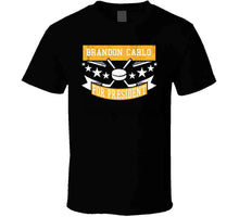 Load image into Gallery viewer, Brandon Carlo For President Boston Hockey Fan T Shirt - image_885607ca-65d9-4683-99c2-7394a2bd4258