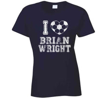 Load image into Gallery viewer, Brian Wright I Heart New England Soccer T Shirt - image_88780bfc-51cd-4a4b-be67-696a0b79dd09