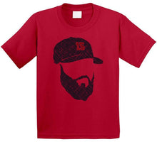 Load image into Gallery viewer, Dustin Pedroia Head Silhouette Boston Baseball Distressed T Shirt - image_8ac0c6a5-4d48-490b-8839-c4ba3738be51