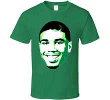 Load image into Gallery viewer, Jayson Tatum Big Head Silhouette Boston Basketball Fan T Shirt - image_8b35f2b3-f54b-4b7a-9f35-842512c33cce