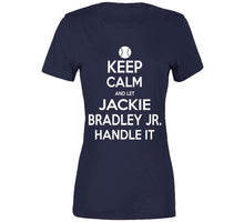 Load image into Gallery viewer, Jackie Bradley Jr Keep Calm Boston Baseball Fan T Shirt - image_8c80108d-4503-4e93-9148-4b8a39f92ff0