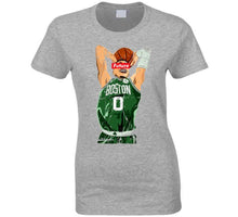 Load image into Gallery viewer, Jayson Tatum The Future Distressed Boston Basketball Fan T Shirt - image_8cde92ae-95aa-4100-85d3-610566eab8cd