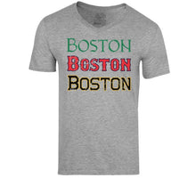 Load image into Gallery viewer, Boston Home Team Distressed Sports T Shirt - image_8d0a5087-e480-4a0d-b46e-f56b823c8d33