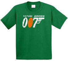 Load image into Gallery viewer, Jayson Tatum Jalen Brown 007 Parody Boston Basketball T Shirt - image_8d3b1659-efe9-4b3e-b3f4-4e6160d8657b