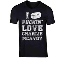 Load image into Gallery viewer, Charlie McAvoy I Love Boston Hockey Fan T Shirt - image_8dc26b28-e49f-44b9-bb95-b2cd4b449f91