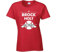 Load image into Gallery viewer, Brock Holt We Trust Boston Baseball Fan T Shirt - image_8dd30c53-6469-4ac3-9199-b14c5b33cc8a