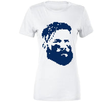 Load image into Gallery viewer, Fear The Beard Julian Edelman New England Football Retro 8 Bit Style T Shirt - image_8e8a0084-71cb-48d6-a827-3aa69efd6a68