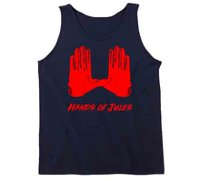 Load image into Gallery viewer, Julian Edelman Gloves Hands of Jules New England Football Fan T Shirt - image_8ef3958b-8510-4d6a-8061-f8d0d2f7895e