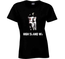 Load image into Gallery viewer, High 5s And Ws Boston Baseball Fan T Shirt - image_8f594d1a-6b73-4d12-9cf0-71fde98714d9