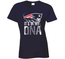 Load image into Gallery viewer, Its in My DNA New England Football Fan T Shirt - image_90e191b6-21de-47e6-8002-0d4d1b4e1eca