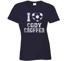 Load image into Gallery viewer, Cody Cropper I Heart New England Soccer T Shirt - image_90e47e5e-495d-4c37-a7d9-0ba8091da3f5
